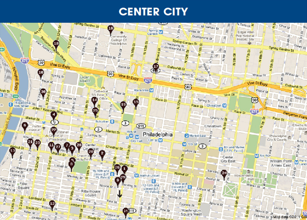 Map of Center City